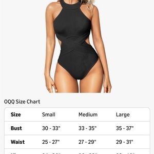Black Cutout One-Piece Swimsuit - Women's High Neck Swimwear